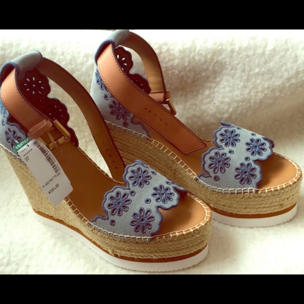 Denim sandals